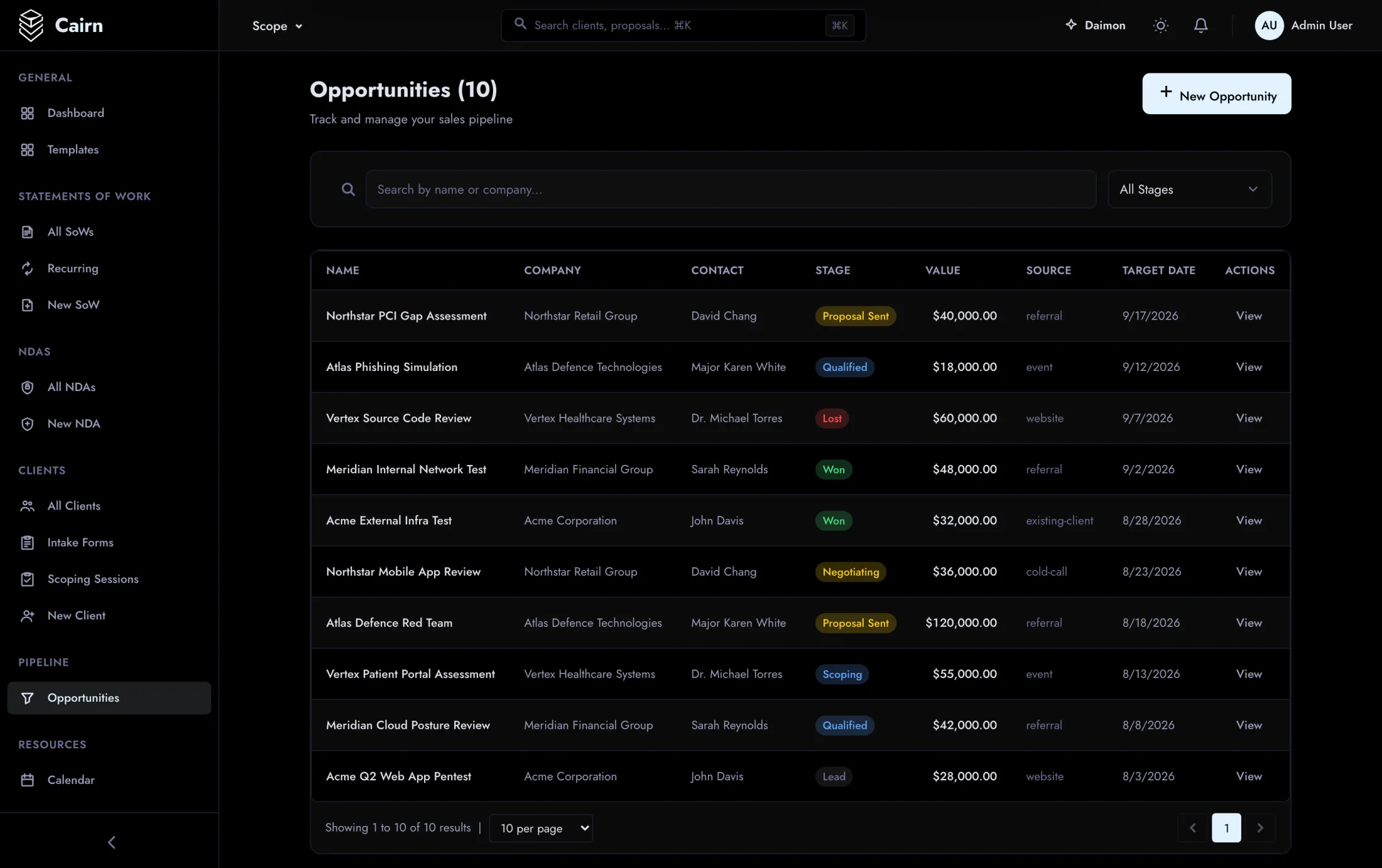 A CRM built for the work